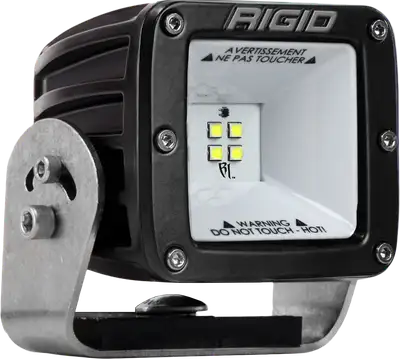 RIGID Industries RIGID 2X2 115 Degree DC LED Scene Light, Surface Mount, Black Housing, Single