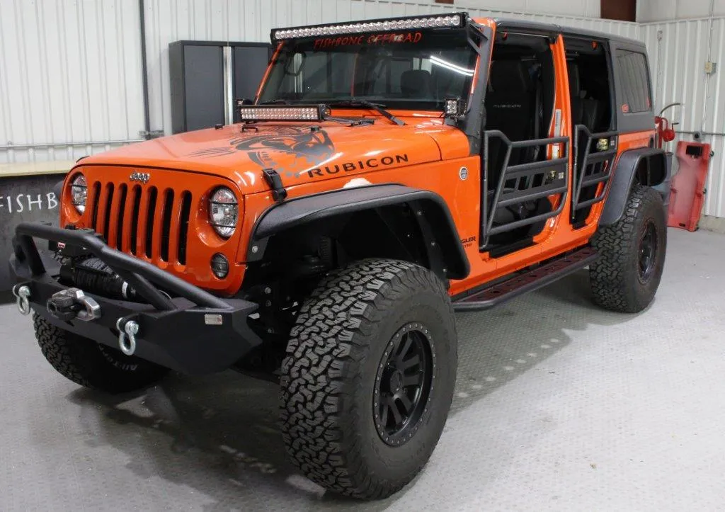 Fishbone Offroad Front and Rear Tube Doors for 2007-2018 Jeep Wrangler FB24022 product image