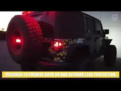 Xprite Xprite Tail Light Covers for Jeep Wrangler JK JKU 2007-2018 – Stainless Steel Rear Tail Light Guards