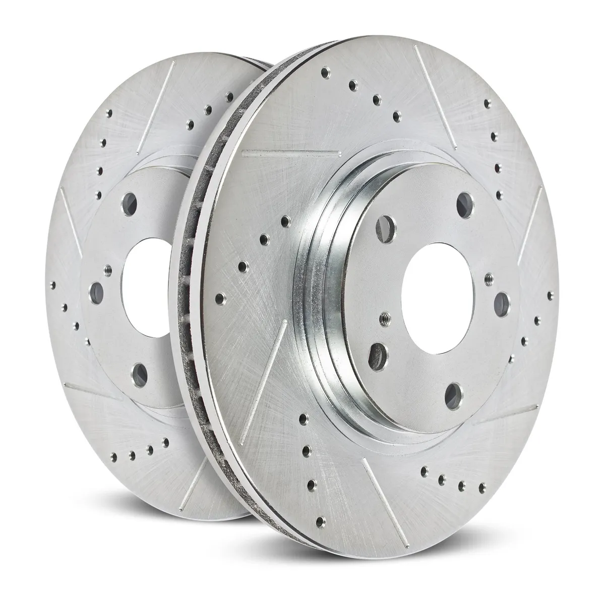 Power Stop Drilled/Slotted Performance Rotor Set, Rear - JK product image