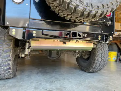 GateKeeper Off-Road Rear Diamond Series Stubby Bumper for Jeep TJ Wrangler