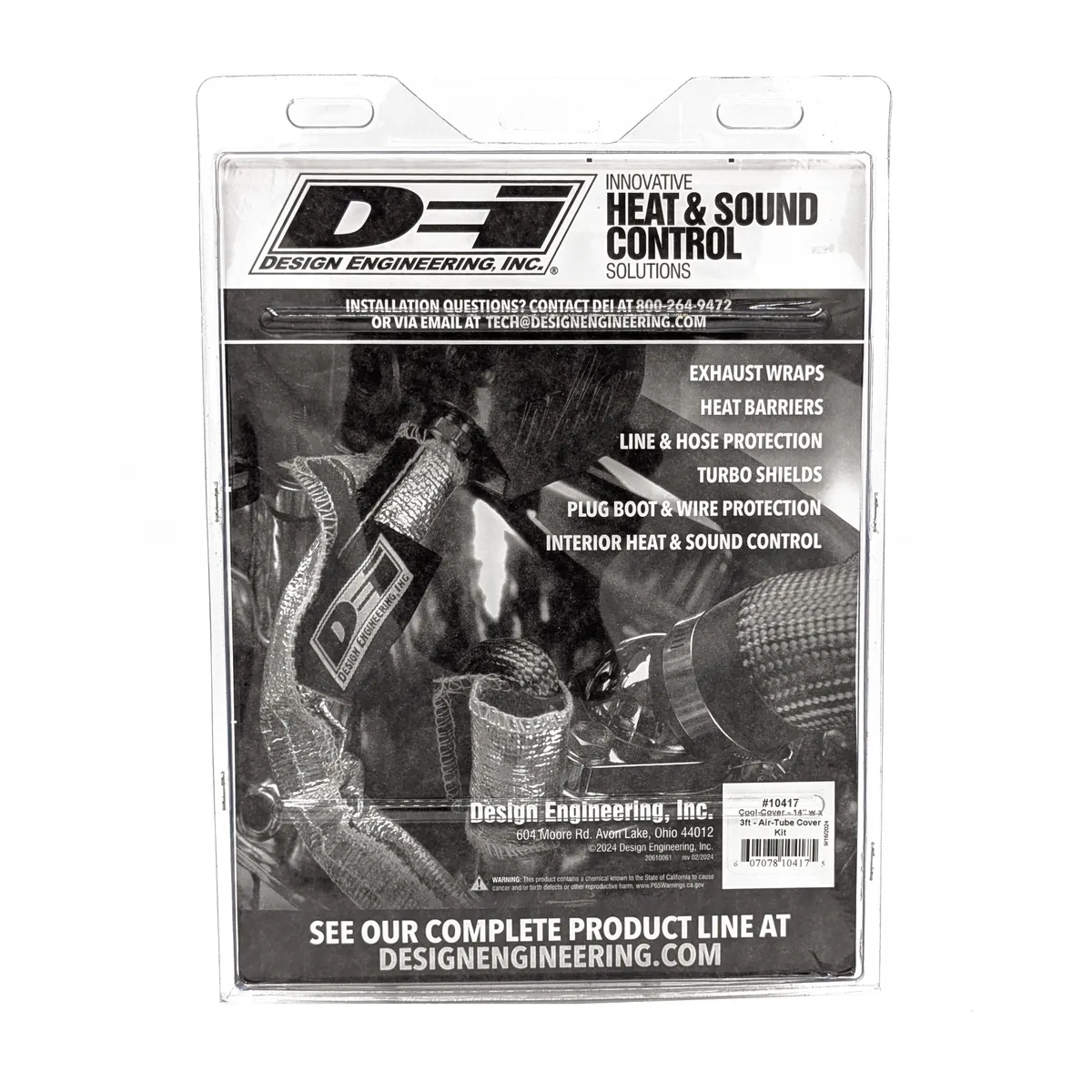 DEI 10417 Cool Cover Air Tube Cover Kit 010417 product image