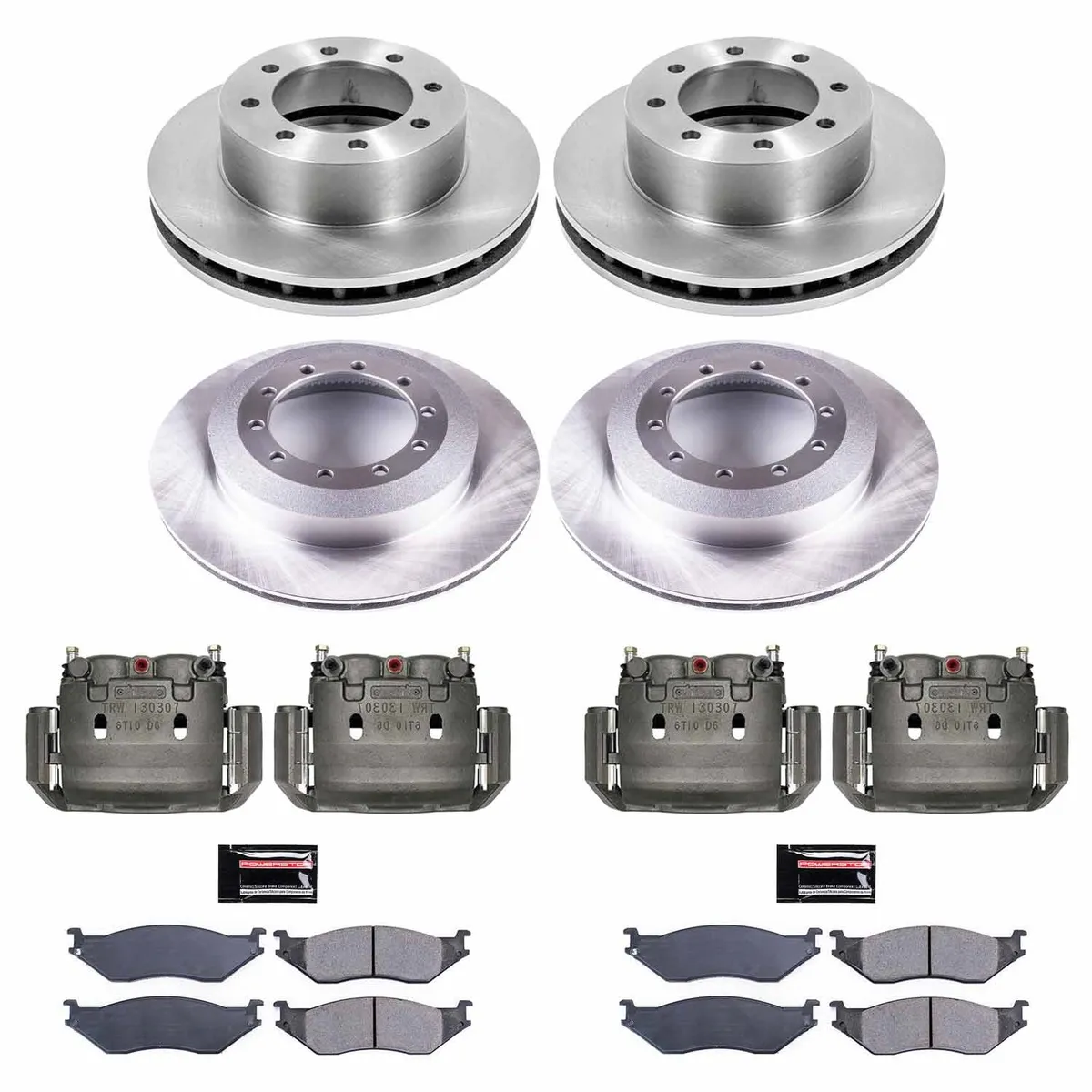 Z17 Direct Replacement Kit: Rotors; Ceramic Pads; Calipers product image