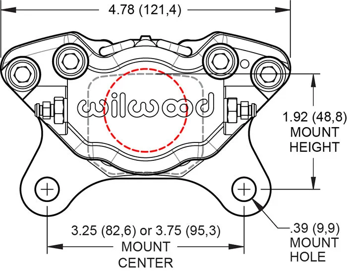 Wilwood CALIPERDPS1.75.38 ROTOR3.25 MT product image