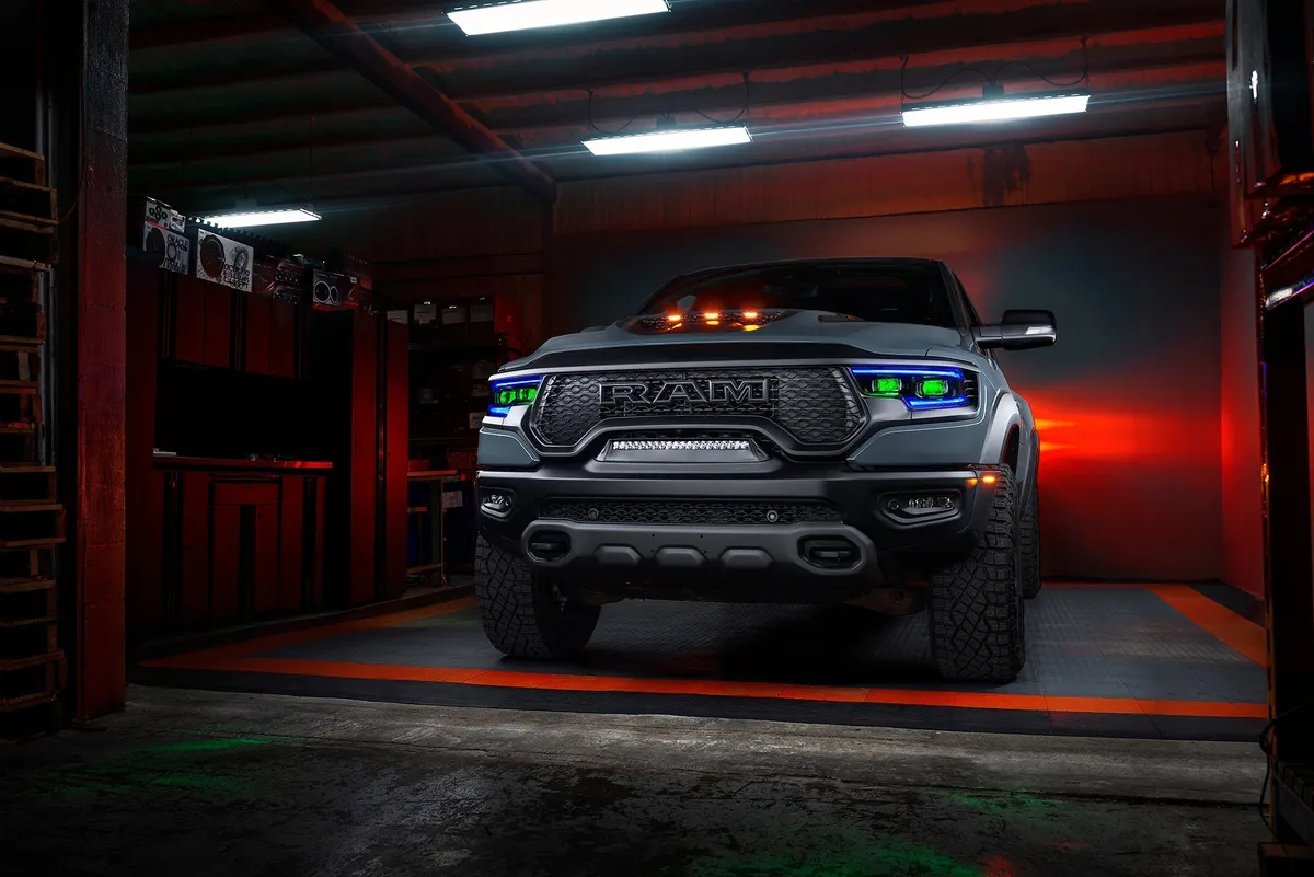 Oracle Lighting 2019-2021 RAM 1500 Colorshift Rgbw+a Headlight DRL Upgrade Kit - Projector LED Headlights product image