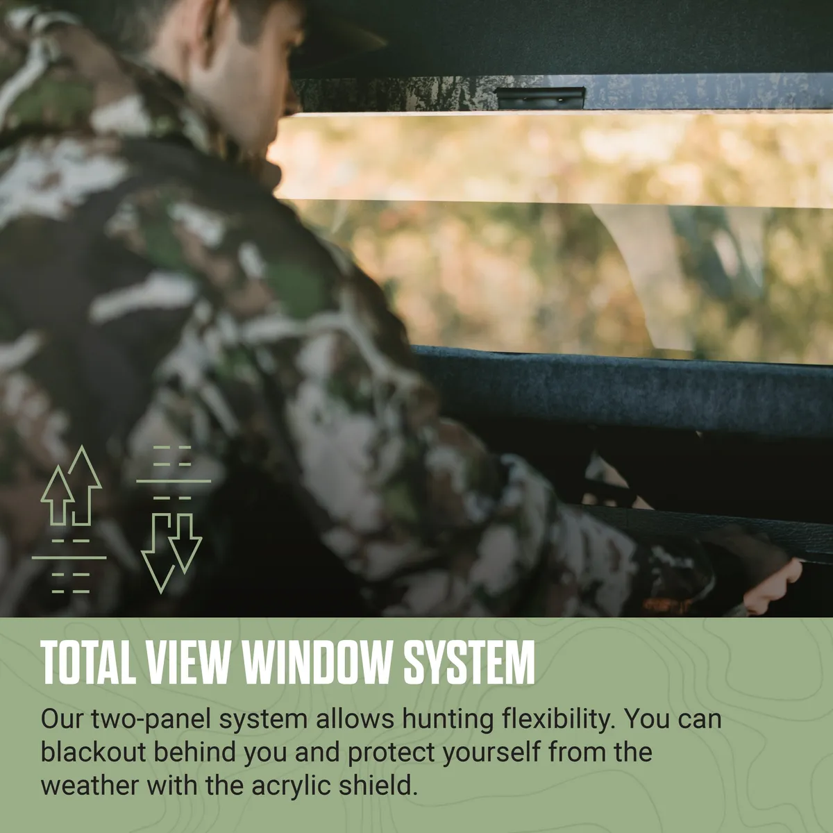 Marksman 4x6 Combo Bow/Gun Hunting Blind product image
