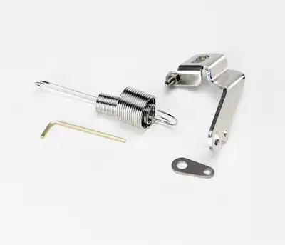 Lokar Kickdown Bracket; Fits Holley/Edelbrock/AFB/Quadrajet/;Incl. Return Springs/Tension Set Screw; Stainless Steel;