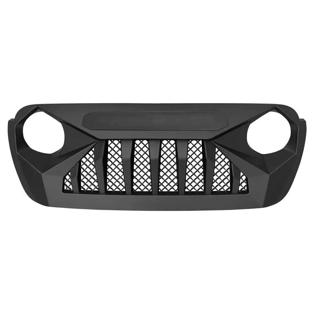 Demon Grille W/ Red Star Lights For 18+ Wrangler JL & Gladiator JT W/O Trailcam product image