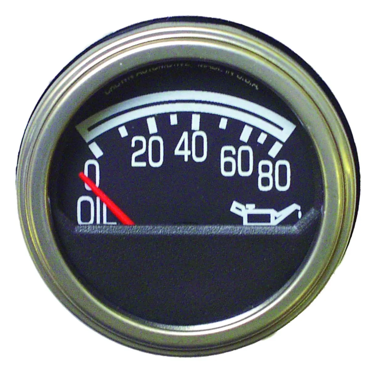Crown Automotive Jeep Replacement J5750279 Oil Pressure Gauge for 1979-1986 Jeep CJ-5, CJ-7, CJ-8 w/ 3 Threaded Studs product image