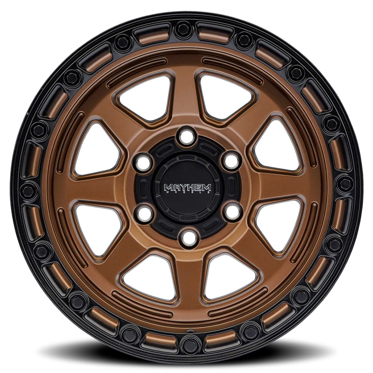 Mayhem Offroad Wheels Ridgeline 8306 BZ 17x8.5 Bronze 6 Off Set 6 Lug 4.99 BSM 106.1 Bore Cast Aluminum product image
