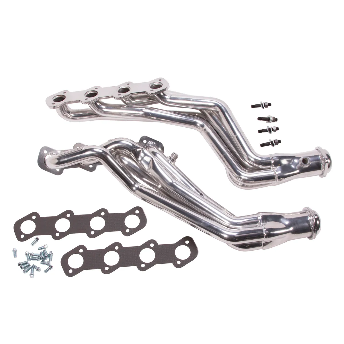 1996-2004 Mustang 4.6l-2v Gtbullit 1-58 Long Tube Headers Manual Trans Only Polished Silver Ceramic product image
