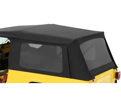 Bestop Black Diamond Window Kits, Tinted Tinted Window Kit for Supertop NX or OEM Top Jeep 04-06 Wrangler Unlimited (also fits factory soft top)
