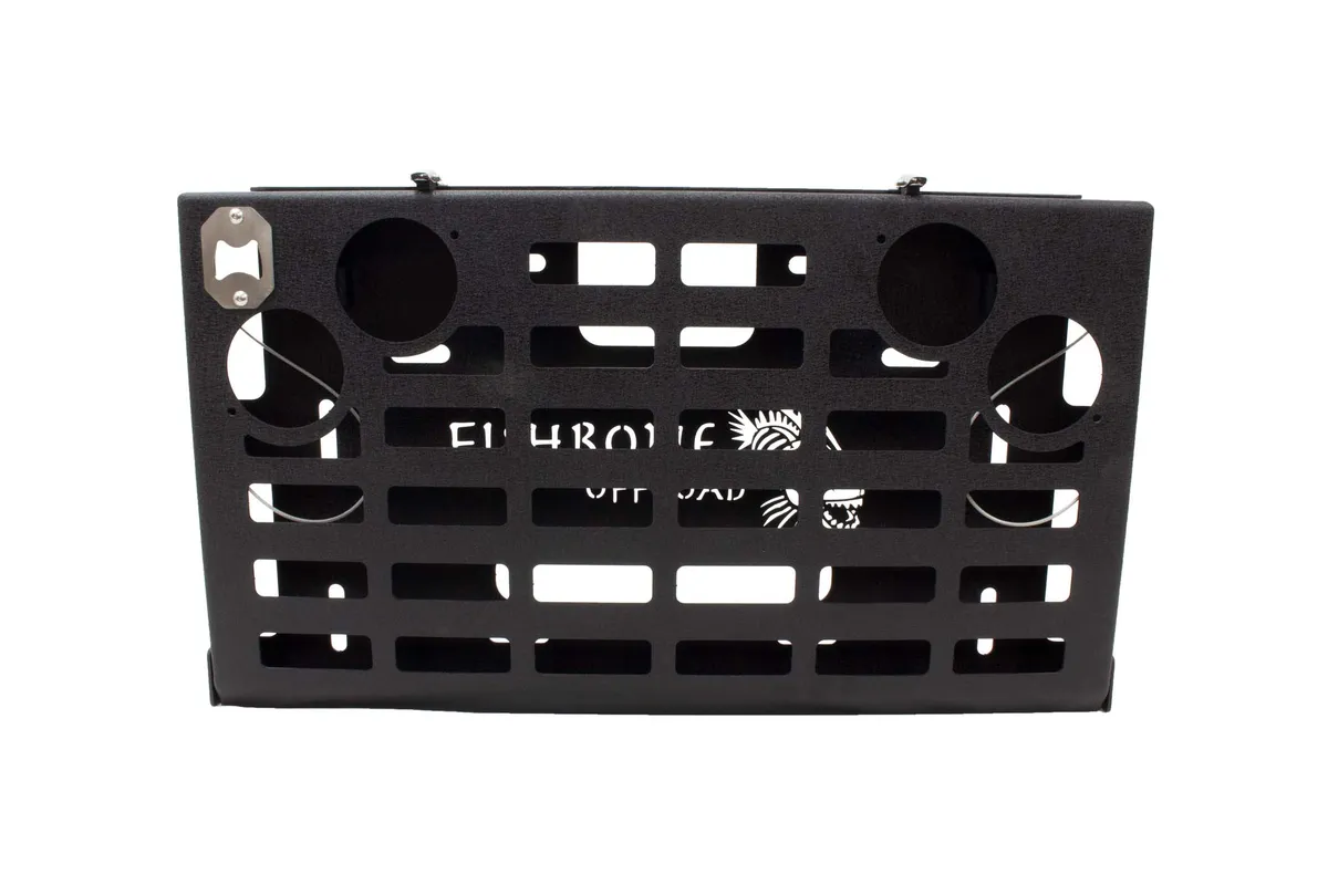 0718 Wrangler Tailgate Table Black Textured Powder Coat 10 Gauge Steel product image