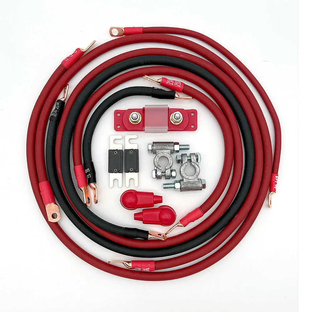 2007-2018 Toyota Tundra Battery Cable Kit Gen 2 5.7 Liter 2 Gauge Battery Cable Big7Kits product image
