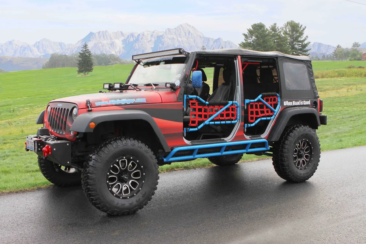 Doors 2007-2018 Trail, Tubular Style Front Doors Black product image