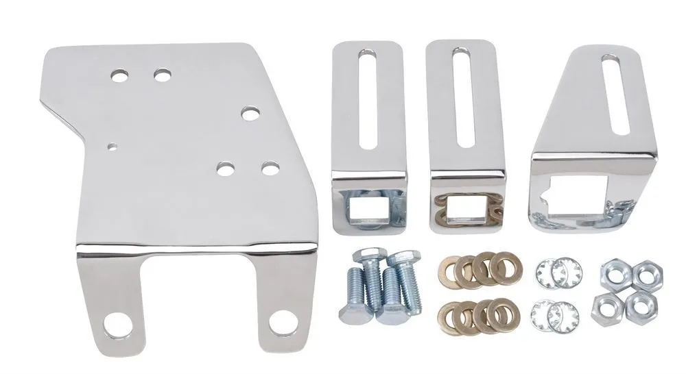 Edelbrock Edelbrock 8030 Throttle & Auto Trans Kickdown Bracket #8030 SBC 1995 and Earlier (Non-Vortec)