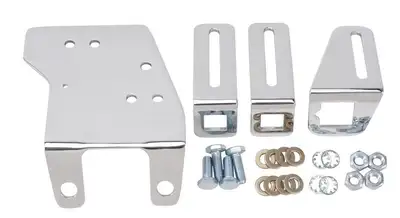 Edelbrock Edelbrock 8030 Throttle & Auto Trans Kickdown Bracket #8030 SBC 1995 and Earlier (Non-Vortec)