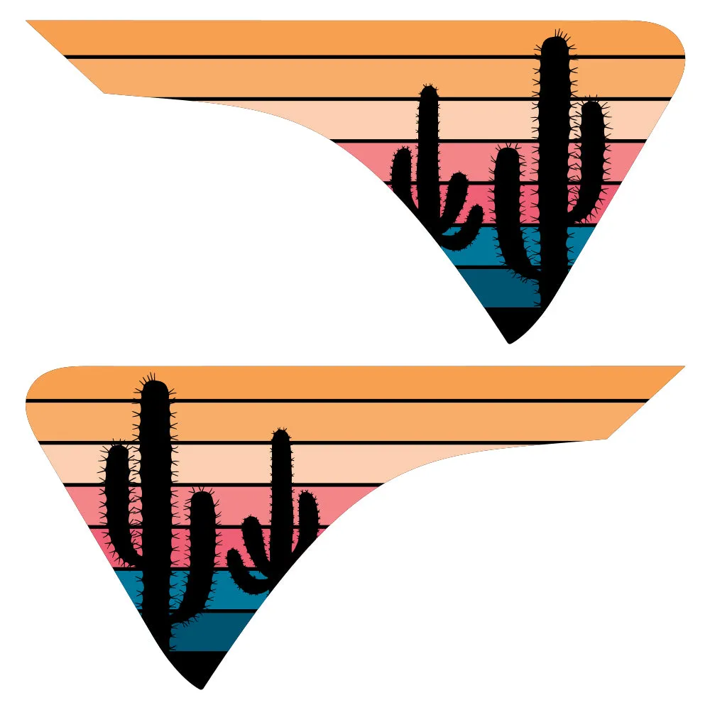 Cactus Trees 2pc Vinyl Fender Decal product image