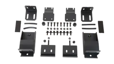 Body Armor Roof Rack Mount Kit; 150 lbs. Capacity; Textured Powder Coat; Black;