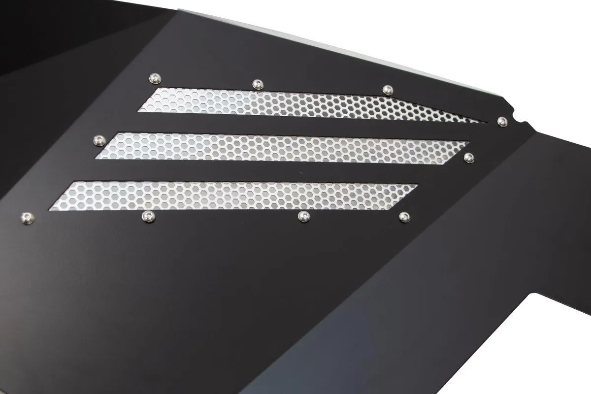 Wrangler/Gladiator Front Inner Fenders For 18-Up Wrangler/Gladiator Black Powdercoat Fishbone product image