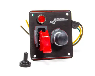 Longacre Ignition Panel Black w/Pilot Light
