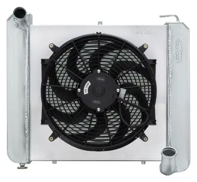 COLD-CASE Radiators Cold Case Radiators 61-62 Corvette Aluminum Performance Radiator 16 Inch Fan Kit Cold Case Radiators CHV711K