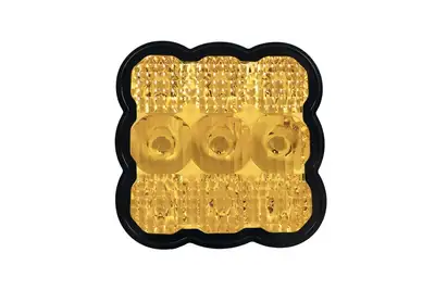 Diode Dynamics Ss5 LED Pod Lens Yellow Combo (Each)