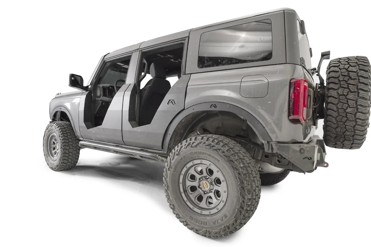 Fender Flare; Delete; Matte Black Powder Coat; product image