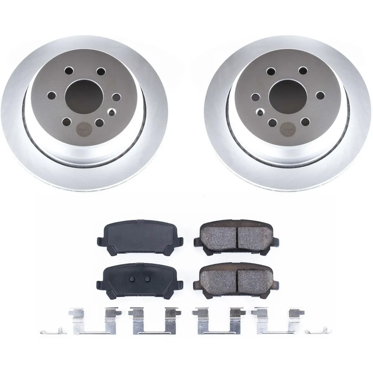 Z17 Geomet Coated Rotor Kit: Genuine Geomet Fully Coated Rotors; Ceramic Pads W/Hardware product image