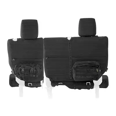 Smittybilt 18c Wrangler JL 2DR Rear Neoprene Seat Cover; Black