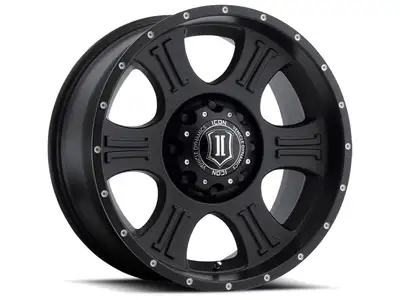 ICON Vehicle Dynamics 20 X 9 Shield 8 X 180 5.5in Bp 12mm Offset Sat Black