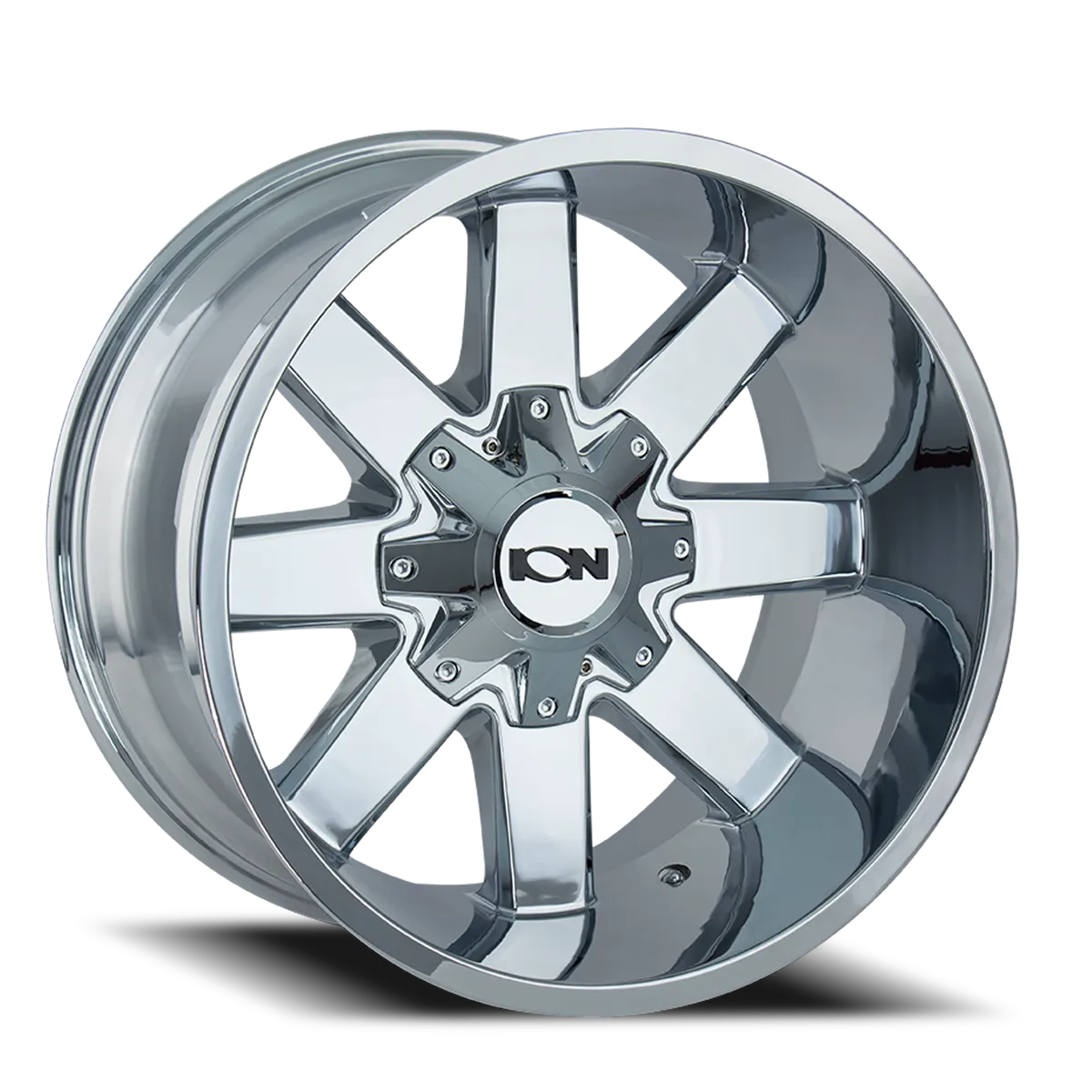 Cast Aluminum Wheels 141 CH 20x12 Chrome 6 On 135/6 On 139.7 Bolt Pattern -44 Offset ION Wheels product image