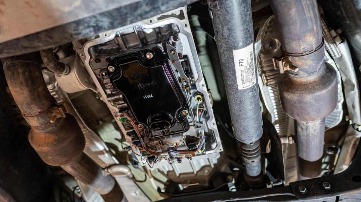 Cast Aluminum for Toyota AB60 - BLACK Fits 2009 to 2017 Toyota Tundra and Sequoia V8 models with a AB60 automatic transmission. product image