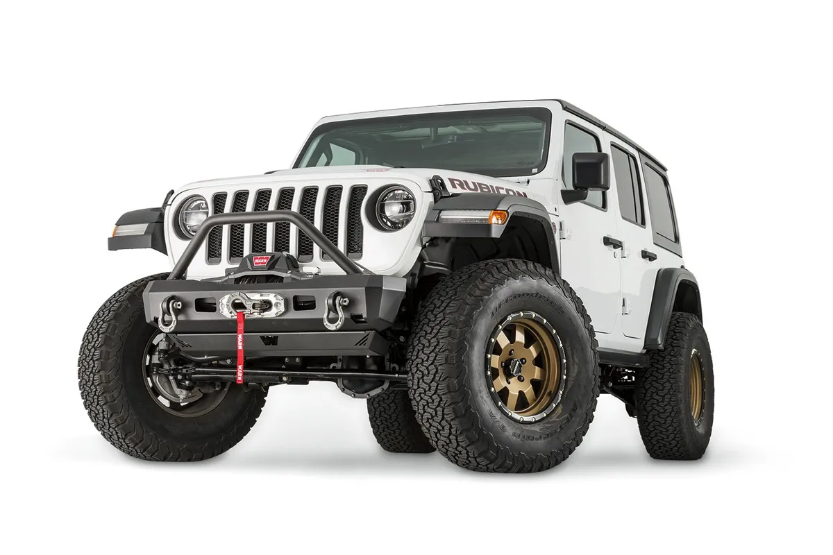 Elite Stubby Front Bumper Jeep JL / JT With Grille Guard product image