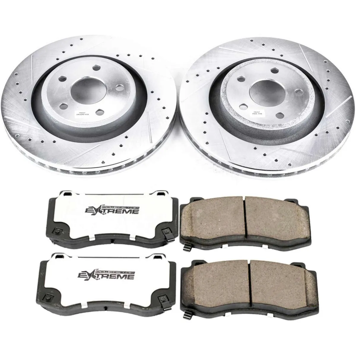 Z26 Street Warrior Upgrade Kit: Drilled/Slotted Rotors; Carbon-Fiber Ceramic Pads W/Hardware product image