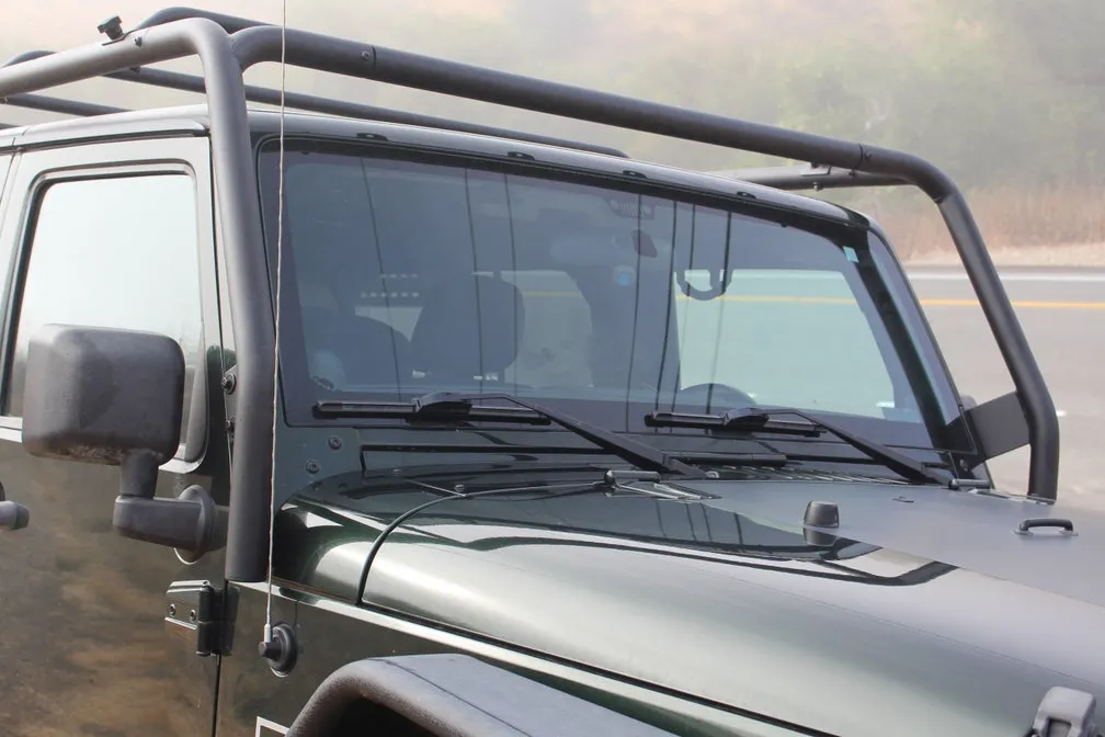 Cargo Roof Rack System; 4 Crossbars; Durable 2-Stage Light Textured Black Powder Coat; product image