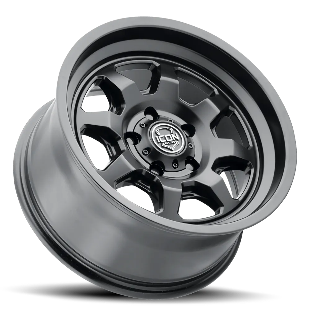 ICON Alloys Nuevo, Satin Black, 17 x 8.5 / 5 x 5, -6mm Offset, 4.5" BS product image
