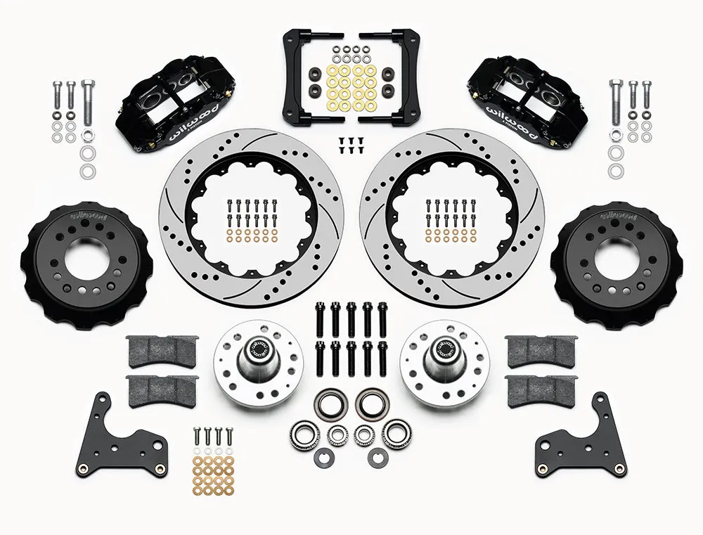1965 - 1972 Chrysler, Dodge, Plymouth Forged Narrow Superlite 6R Big Brake Front Brake Kit (Hub) - 140-15200 product image