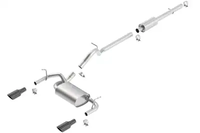 Borla Borla Performance Touring Dual Cat-Back Exhaust System w/Black Tip