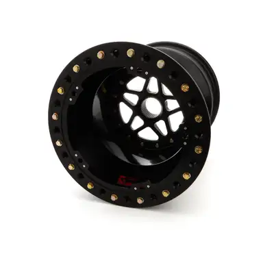 Sander Engineering Sprint Wheel 15x17 6in BS Outside Lock Black