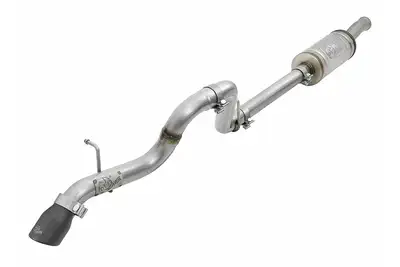 aFe Power aFe POWER MACH Force-Xp 2.5in Axle-Back Hi-Tuck Exhaust - 409SS w/ Black Tips - JL 3.6L