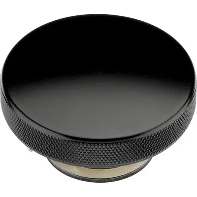 Billet Specialties Black Radiator Cap