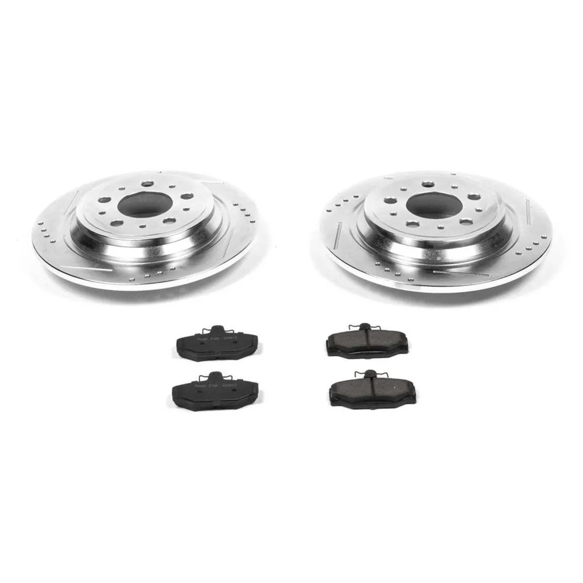 Z23 Evolution Sport Upgrade Kit: Drilled/Slotted Rotors; Carbon-Fiber Ceramic Pads W/Hardware product image