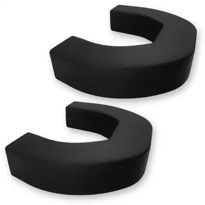 Recon Accessories Dodge 21-24 RAM Tow Hook Covers 2-Piece Set of Black Silicone Covers