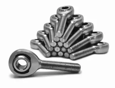 Steinjager Steinjäger Metric Male Rod Ends Chrome Moly Housing, Nylon Race M18 x 1.50 RH 16 Pack