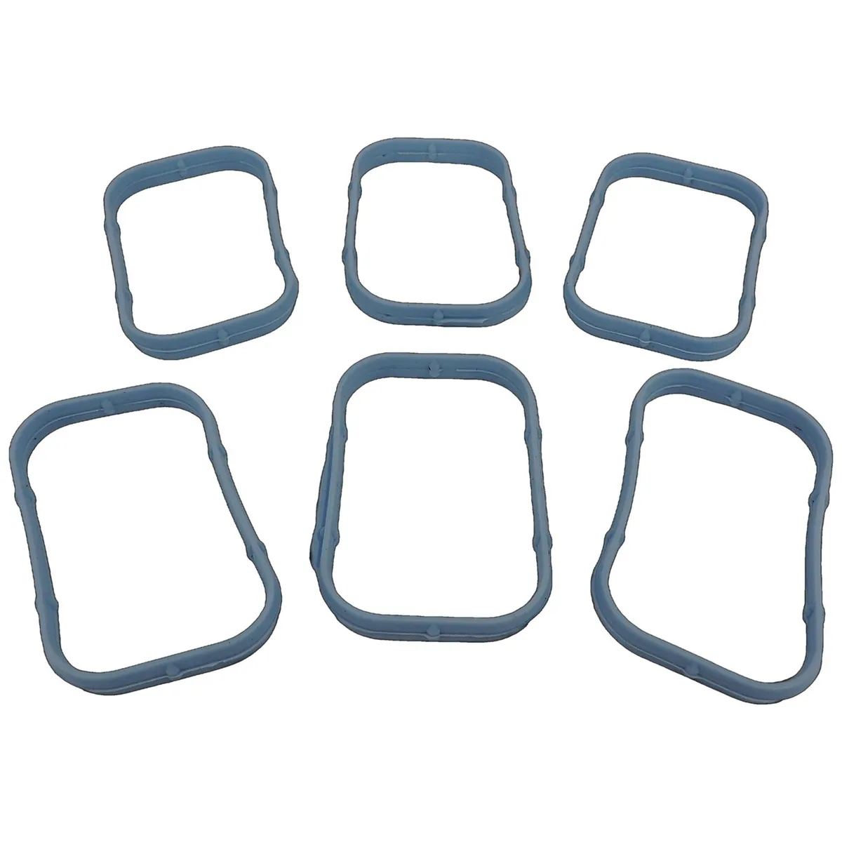 Intake Manifold Gasket Set; Silicone; Blue; Use Existing Hardware; Upper; product image