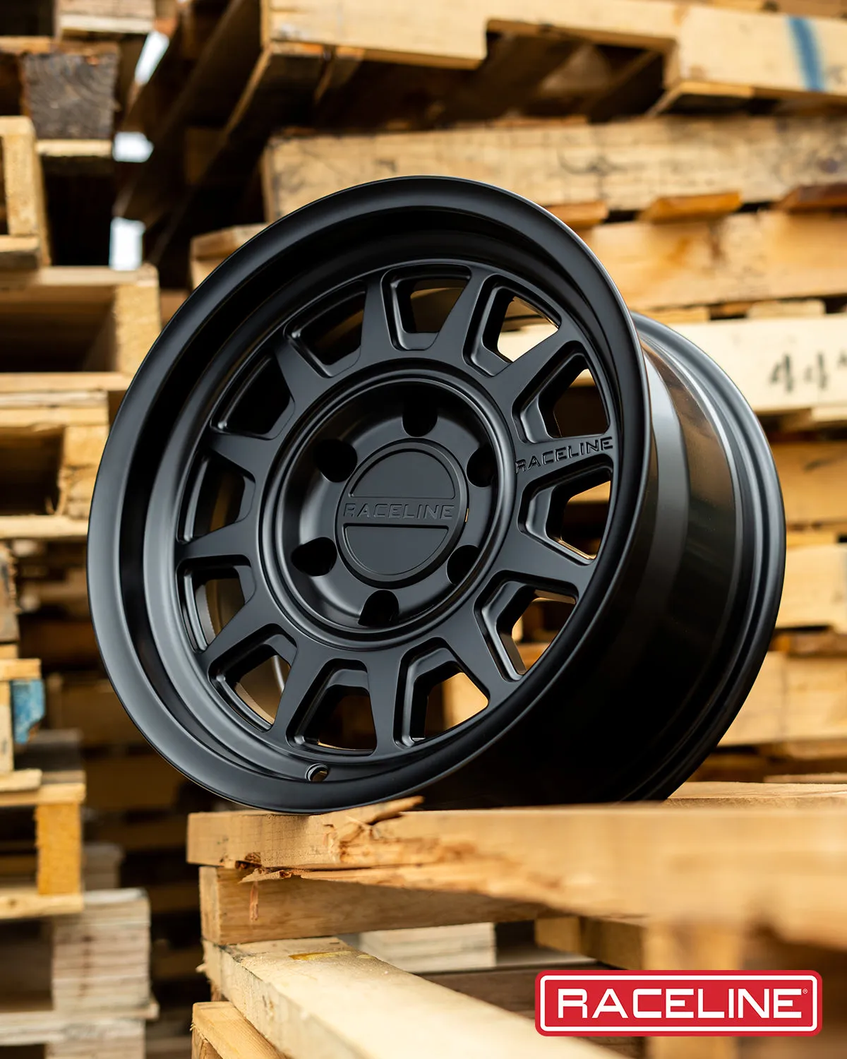 Aluminum Wheels 17x9 Aero HD 952B Satin Black -12 Offset 5 on 127 Bolt Pattern 78.1 Bore Raceline product image