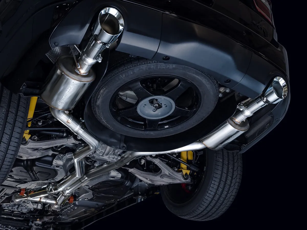 AWE Touring Edition Exhaust for Dodge Durango 6.4 / 6.2 SC - Chrome Silver Tips product image