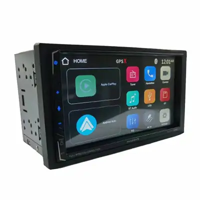 Massive Audio H7cpaw - 7" Video Head Unit | Carplay, Android, Mp3, Bluetooth, Am/Fm Radio