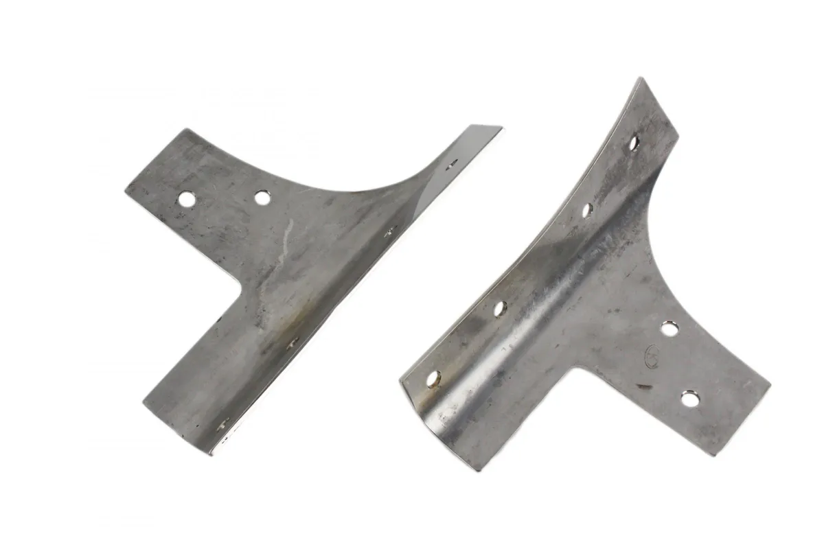 Jeep JK Windshield Supports Pair 07-18 Wrangler JK Polished Silver Kentrol product image